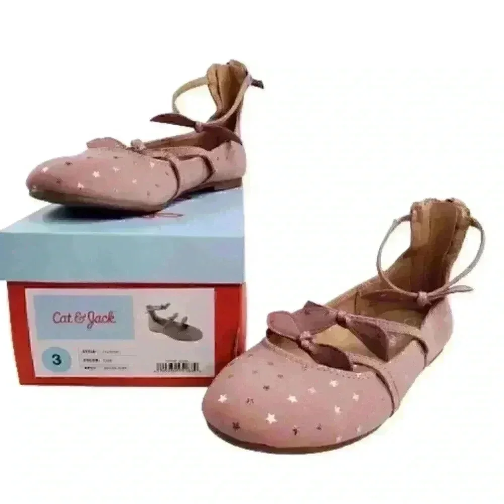 Cat & Jack Toddler Girls Sz 3 Sandals Authentic